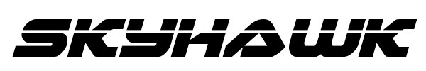 Skyhawk font preview