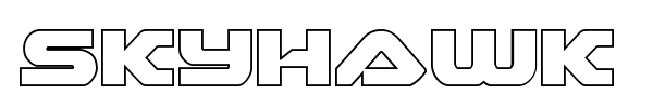 Skyhawk font preview