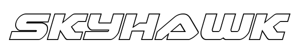Skyhawk font preview