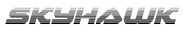 Skyhawk font preview
