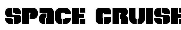 Space Cruiser font preview