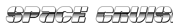 Space Cruiser font preview