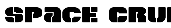 Space Cruiser font preview