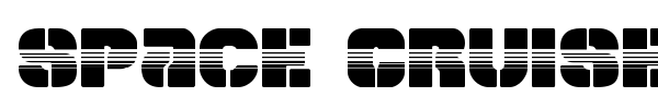 Space Cruiser font preview
