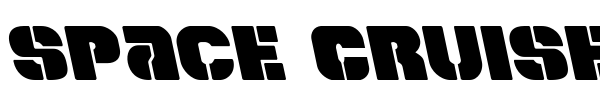 Space Cruiser font preview