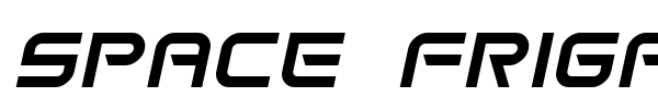 Space Frigate font