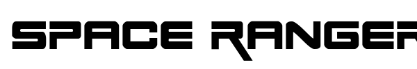 Space Ranger font preview