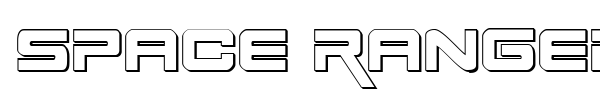 Space Ranger font preview