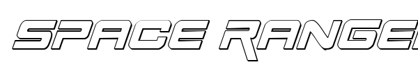 Space Ranger font preview