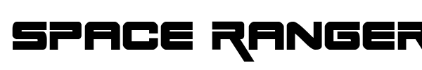 Space Ranger font preview