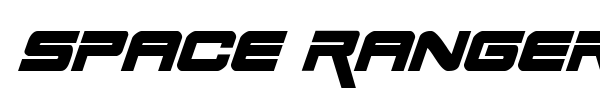 Space Ranger font preview