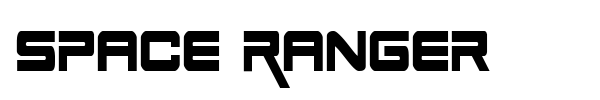 Space Ranger font preview