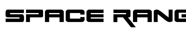 Space Ranger font preview