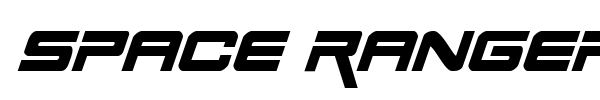 Space Ranger font preview