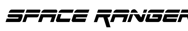Space Ranger font preview