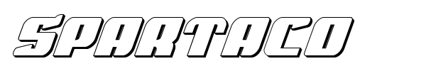 Spartaco font preview