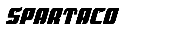 Spartaco font preview