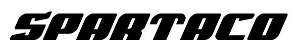 Spartaco font preview