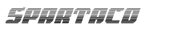 Spartaco font preview
