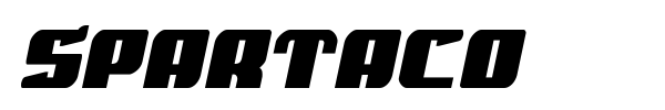 Spartaco font preview