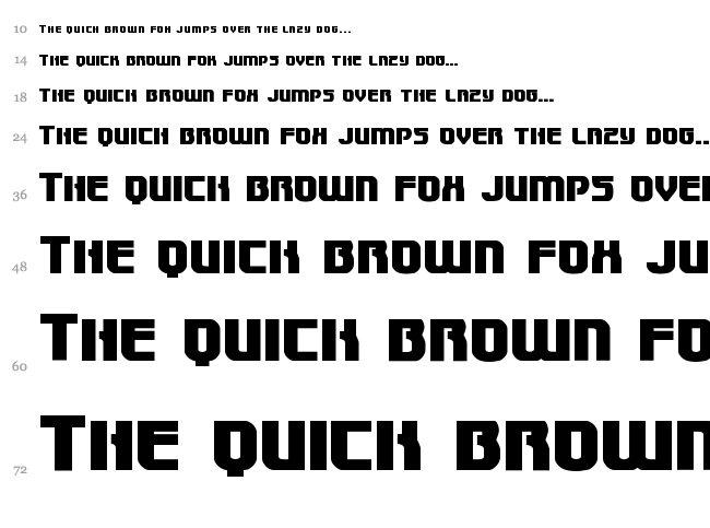 Speedwagon font waterfall