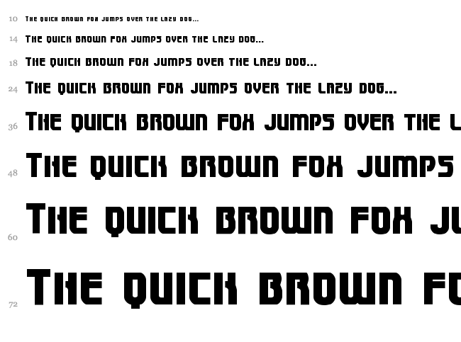 Speedwagon font waterfall