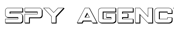 Spy Agency font preview