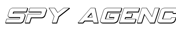Spy Agency font preview