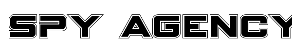 Spy Agency font preview