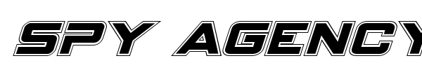 Spy Agency font preview