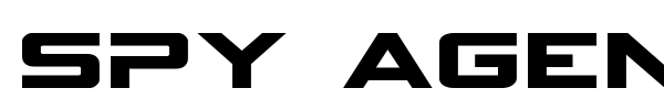 Spy Agency font preview