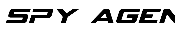 Spy Agency font preview