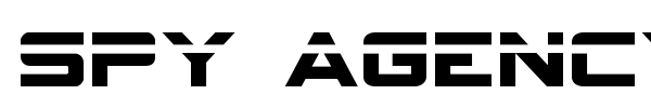 Spy Agency font preview