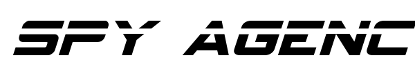 Spy Agency font preview