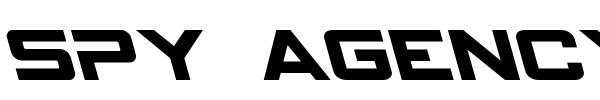 Spy Agency font preview