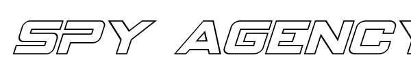 Spy Agency font preview