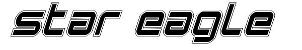 Star Eagle font preview
