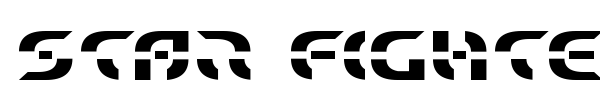Star Fighter font preview