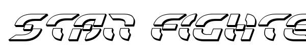 Star Fighter font preview