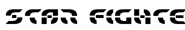 Star Fighter font preview