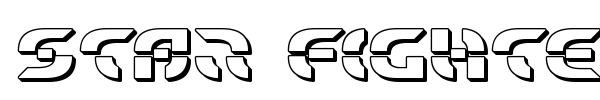 Star Fighter font preview
