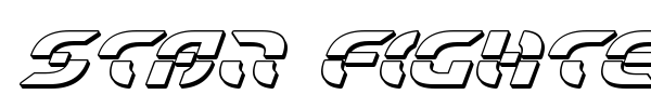 Star Fighter font preview