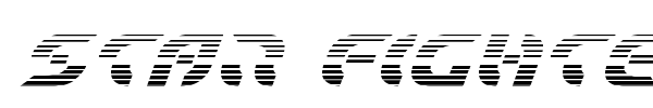 Star Fighter font preview