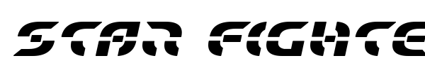 Star Fighter font preview