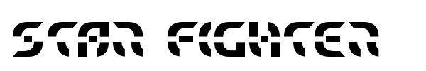 Star Fighter font preview