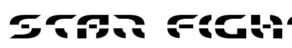 Star Fighter font preview