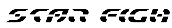 Star Fighter font preview