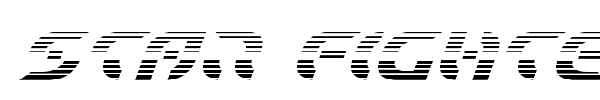 Star Fighter font preview