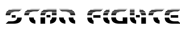 Star Fighter font preview