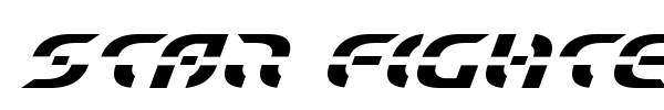 Star Fighter font preview